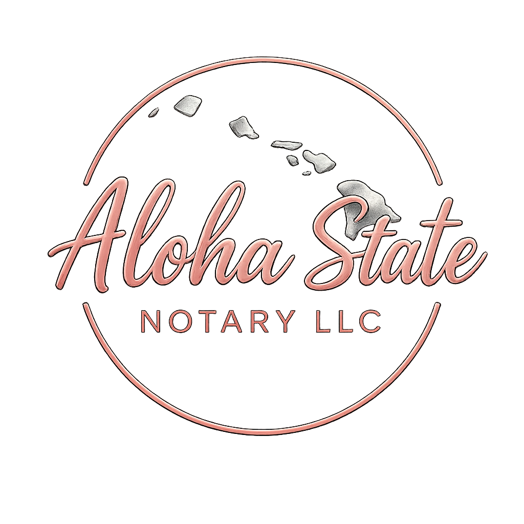 Aloha State Notary LLC logo